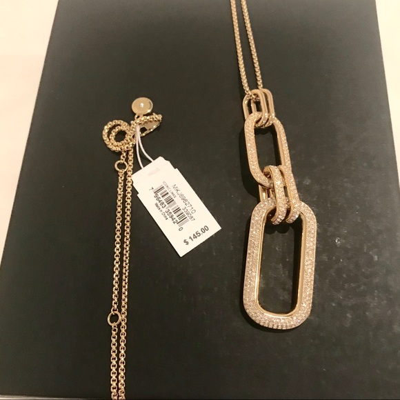SOLD ‼️Authentic MK gold tone iconic link necklace - Picture 5 of 8